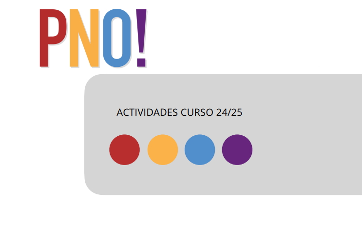 PNO! Adianto de actividades curso 2024/2025