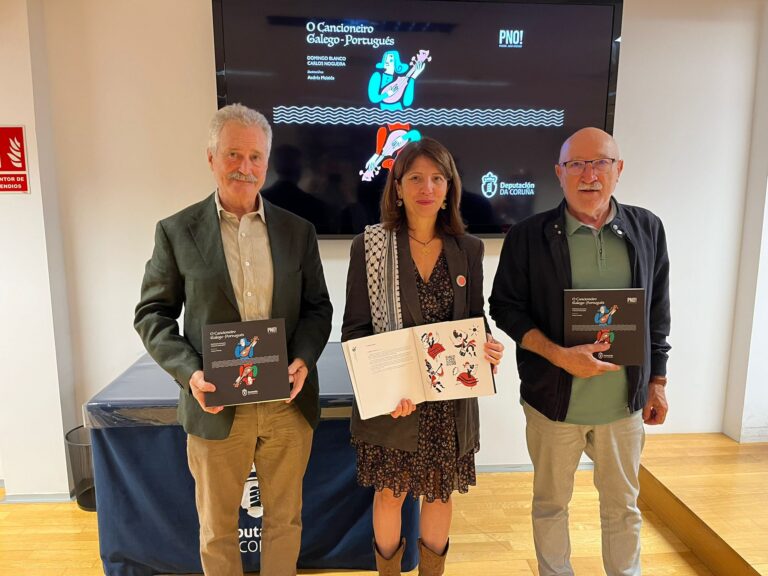 A Deputación da Coruña e PNO! presentan o Cancioneiro galego portugués, reflexo do “tesouro patrimonial compartido  entre Galicia e Portugal”