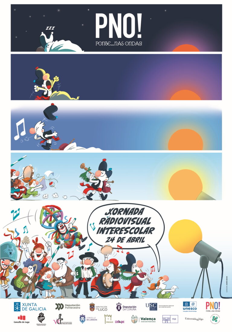 Más de 80 centros educativos de Galicia y Portugal participarán en una nueva jornada radiovisual interescolar de PONTE…NAS ONDAS! el 24 de abril