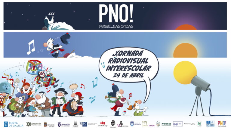 86 centros educativos de 50 concellos de  Galicia e Portugal participarán nunha nova xornada radiovisual interescolar de PONTE…NAS ONDAS! o 24 de abril